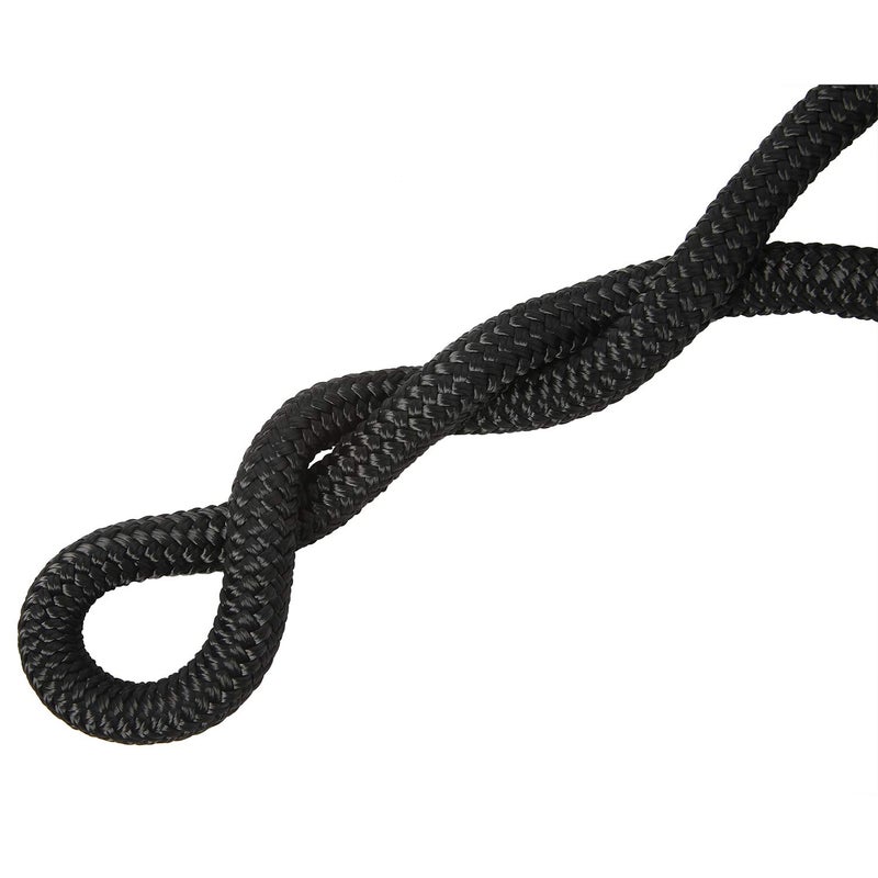 NovelBee 2 Pack of 5/8â€œx 30â€™ Double Braid Nylon Dockline,Mooring Rope Dock Line,Working Load Limit 1540 lbs,Breaking Strength 7,700 lbs (Black) - Image 3